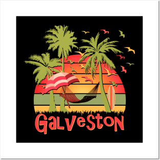 Galveston Posters and Art